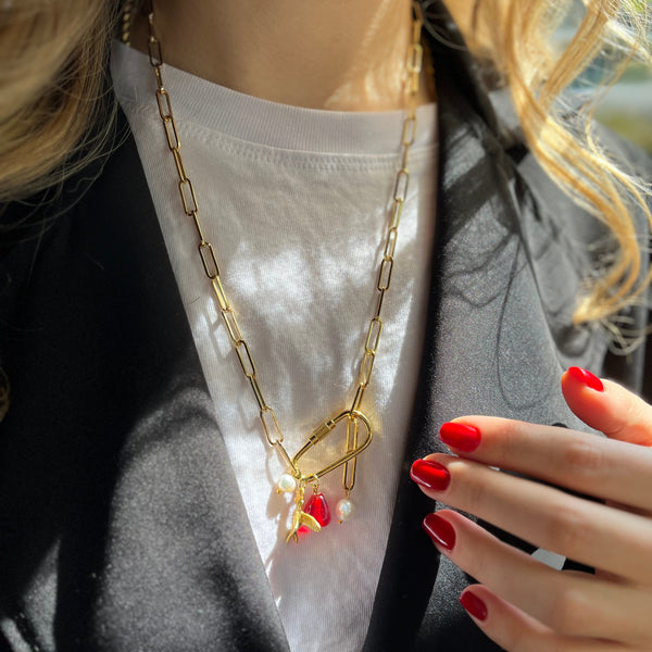 Golden Charm Necklace