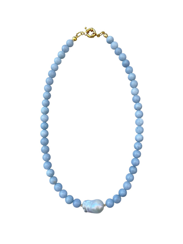 Aquamarine Serenity Necklace