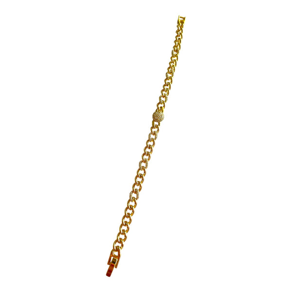 Golden Glow Chain Bracelet