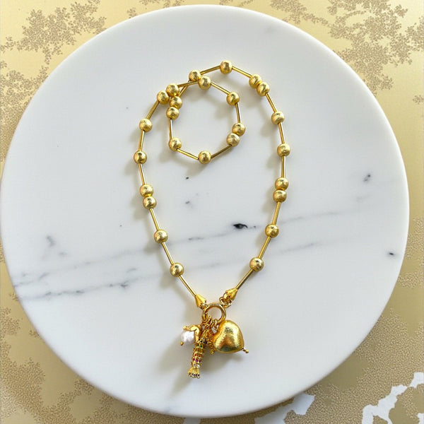 Golden Ocean Necklace